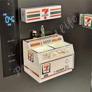 711 Luminous Convenience Store Fridge Magnet Miniature Toy Model 3D Stereo Supermarket Model
