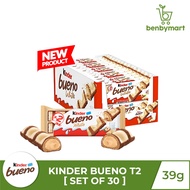 Kinder Bueno White T2 (Set of 30s) - With Box Kinder Bueno Box 30pcs