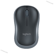 LifeHacks96 Logitech M186 Mouse Optical Ergonomic 2.4GHz Wireless USB 1000DPI Mice Opto-electronic B