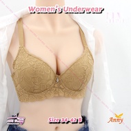 1 Anny Underwear Bra Model 9789 Cup B Full Shape With Frame 5mm Thin Foam Good Side Support Lace Des