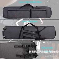 🚓Large Capacity Luggage Bag with Wheels Oxford Cloth Waterproof Folding Travel Bag Trolley Bag88Key Keyboard Protective