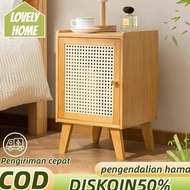 [OK] Meja Nakas Kayu Meja Kecil Meja Rotan Estetik Untuk Kamar Meja Sudut Bedside Table Minimalis lo