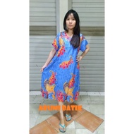 Daster Baju Tidur Piyama Batik Rottary Sritex Premium Rebecca Biru