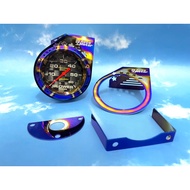 Blower Meter Stand Thai Product 65mm Titanium Blue Auto Meter Boost Meter For Diesel 4x4 Vehicle (Me