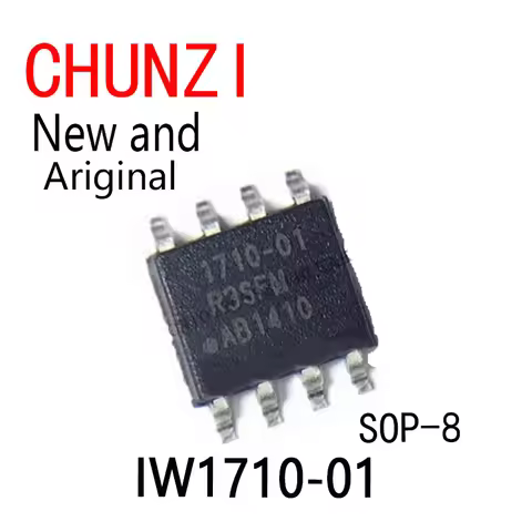 10PCS New and Original 1710-01 SOP-8 LED Driver IC Chip SMD IW1710-01