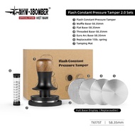 Flash Power Tamper 58mm MHW-3BOMBER | 30lbs, Multi-Compression Base Set