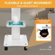 40kg/88lbs Troli Bergolek Salun Dengan Bakul 69sm/27in Spa Salun Kecantikan Peralatan Penyimpanan Me