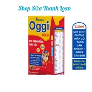 (HSD T11-2025) COMBO 4 LỐC 16 Hộp Sữa Hộp Pha Sẵn Oggi Suy Dinh Dưỡng Gold 110 ml.