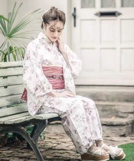 Japanese Kimono Yukata for Women   Traditional Formal Wear Pure Cotton Texture Japanese Shooting Tra