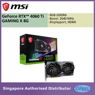 MSI RTX™ 4060 Ti Gaming X 8G gpu | Boost: 2640 MHz | 8GB GDDR6 | HDMI | DISPLAYPORT | PCIe 4 Graphic Card (VC 8112)