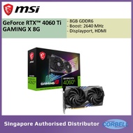 MSI RTX™ 4060 Ti Gaming X 8G gpu | Boost: 2640 MHz | 8GB GDDR6 | HDMI | DISPLAYPORT | PCIe 4 Graphic