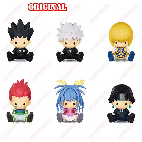 Original HUNTER×HUNTER Animation Peripheral Toys Petadoll Kurapika Killua Gon Hisoka Anime Action Mo