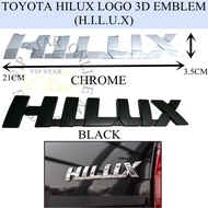 TOYOTA HILUX LOGO 3D EMBLEM STICKER(H.I.L.U.X)