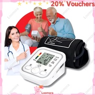 Loomora Rechargeable Digital Blood Pressure Monitor Arm Type Original Accurate Meter Large