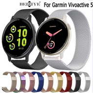 Stainless steel watch strap for Garmin Vivoactive 5