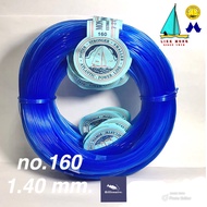 สายเอ็นโหลด สายเอ็นตกปลา ตราเรือใบ(สีฟ้า) 1.40 mm. 9 lbs. 40หลาต่อขด