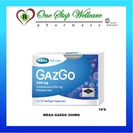 MEGA GAZGO 200MG 10 KAPSUL / MEGA GAZGO 200MG 10 SOFTGEL CAPSULES (EXP:04/2028)