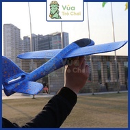 [Large Size] 48cm Foam Plane Plane Throwing Toy with Light Full Body Outdoor Exercise Children's Toy