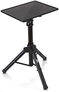 Pyle Universal Projector Stand - Height &amp; Angle Adjustable Tripod - Hold Laptops, Computers, DJ Equipment &amp; Projectors - Heavy Duty - Perfect for Stage, Studio, &amp; Office Events - Extends 28'' to 46"