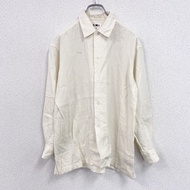 三宅一生 (MIYAKE STUDIO ISSEY MIYAKE MIYAKE) 長袖襯衫，米色，M碼，古著
