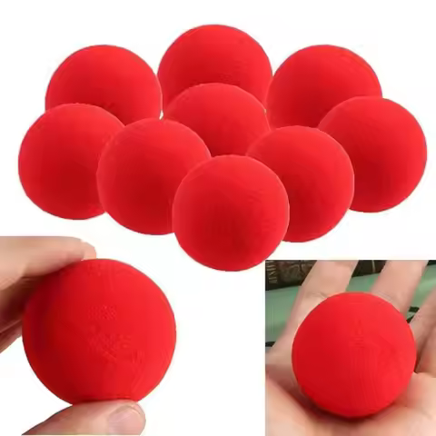 10pcs Finger Sponge Ball Magic Sponge Ball Red Magic Props Comedy Magic Trick Gift for Kid Halloween