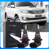 สำหรับ Toyota Fortuner 2012-2015 (ไฟตัดหมอก)-(1 คู่) W1 LED FOG ไฟตัดหมอกหลอดไฟหลอดไฟ 6000K 9-32V ชุ