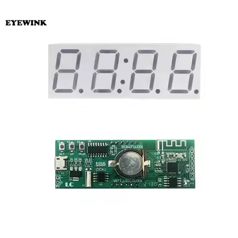 Nixie tube WiFi clock module 0.8 inch automatic clock DIY digital electronic clock