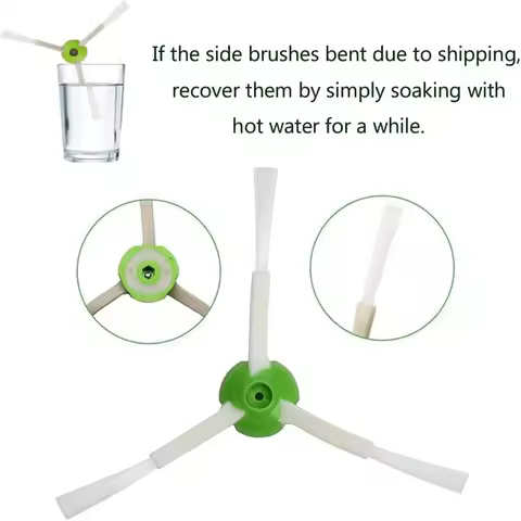 A74X Replacement Parts for IRobot Roomba Combo J7+ J9+,Accessories Inclue 1 Set Rubber Brushes,Filte