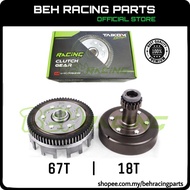 TAIKOM RACING CLUTCH GEAR & AUTO CLUTCH SET EX5/EX5 DREAM/WAVE100/EX5 CLASS 1/SYM