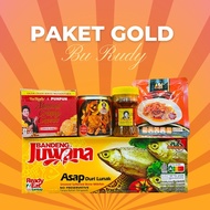 Bu Rudy Gold Package - Onion Sambal 110 Gr, Onion Sambal 50Gr, Yu Djum Gudeg Canned Krecek Sambal, J