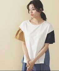 日本預訂 beams japan 拼色 tee