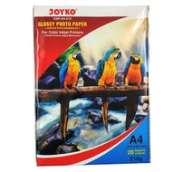 Joyko Photo Paper 210gsm A4 210 Gr Gsm Gram Glossy Photo Paper Photo Print/