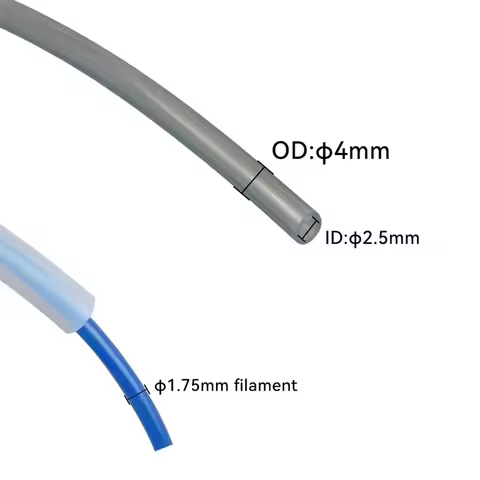 For Bambu Lab Ptfe Tube 2 5mm 4mm P1S P1P AMS A1 Mini 3D Printer Teflonto Pipe X1C Bambulab Ptfe Tub