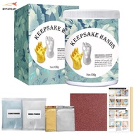 Baby Keepsake Hand Casting Kit DIY Plaster Statue Molding Kit 3D Hand Print Mold Powder Casting Kit 