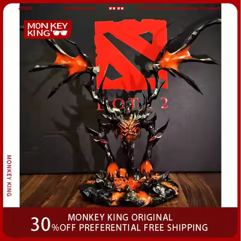 30cm DOTA2 FigureShadow Fiend Handmade Customization Anime Collectible Model Resin Desktop Decoratio