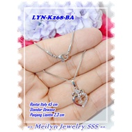 18K Gold Plated Necklace LYN-K268-BA Love Silver Original Meilyn Brand