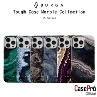 Burga Tough Marble Collection Premium Silicone Case For iPhone15/15Plus/15Pro/15Promax