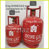 ➜ ☺ ◊ SHINEGAZ LPG 5Kg.GAS TANK ,(WALANG LAMAN)
