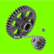 Upgrade Part Metal Reduction Gear + Motor Gear Spare Parts for Wltoys A949 A959 A969 A979