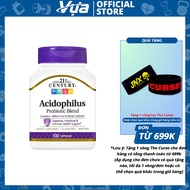 Viên uống 21st Century - Acidophilus Probiotic Blend (100 viên) - Hỗ trợ tiêu hóa Chính Hãng