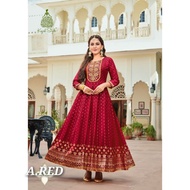 READY STOCK WOMEN'S INDIAN FASHION TRADITIONAL LONG DRESS (KURTIS)