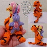 Tigger Plush with Rabbit 10 cm Mini Stuffed Toy - Soft and Cuddly