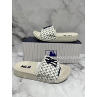 MLB NY White Navy Sandals / MLB YANKEES Sandals Sandal Lelaki