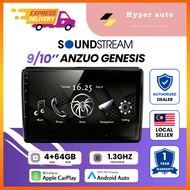 Soundstream anzuo Genesis 4+64GB car android player 4core DSP carplay androidauto