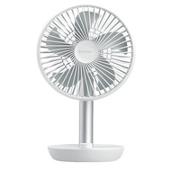 LUMENA Wireless Desk Fan Portable USB Rechargeable Mini Fan Silent Cooling Table Fan