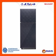 SHARP KULKAS 2 PINTU SMALL SJ-246XG-MS