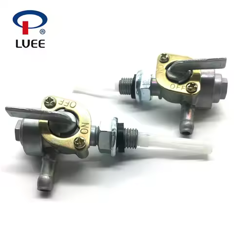 LVEE Fuelcock On/Off Valve Switch Petcock 2-3KW for Generator ET168 1/4" Hose Tap Engine Fuel Tank