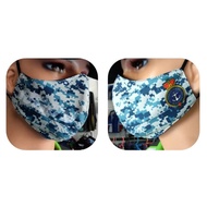 MASK NAVY HEAD LOPE MASK LORENG DIGITAL NAVY HEAD LOPE