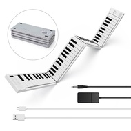 88 Keys Foldable Piano Digital Piano Portable Electronic Keyboard Piano for Piano Student Musical Instrument