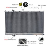 For Mitsubishi Lancer Evo 4 5 6 IV/V/VI MT 1997 1998 1999 2000 Aluminium Radiator